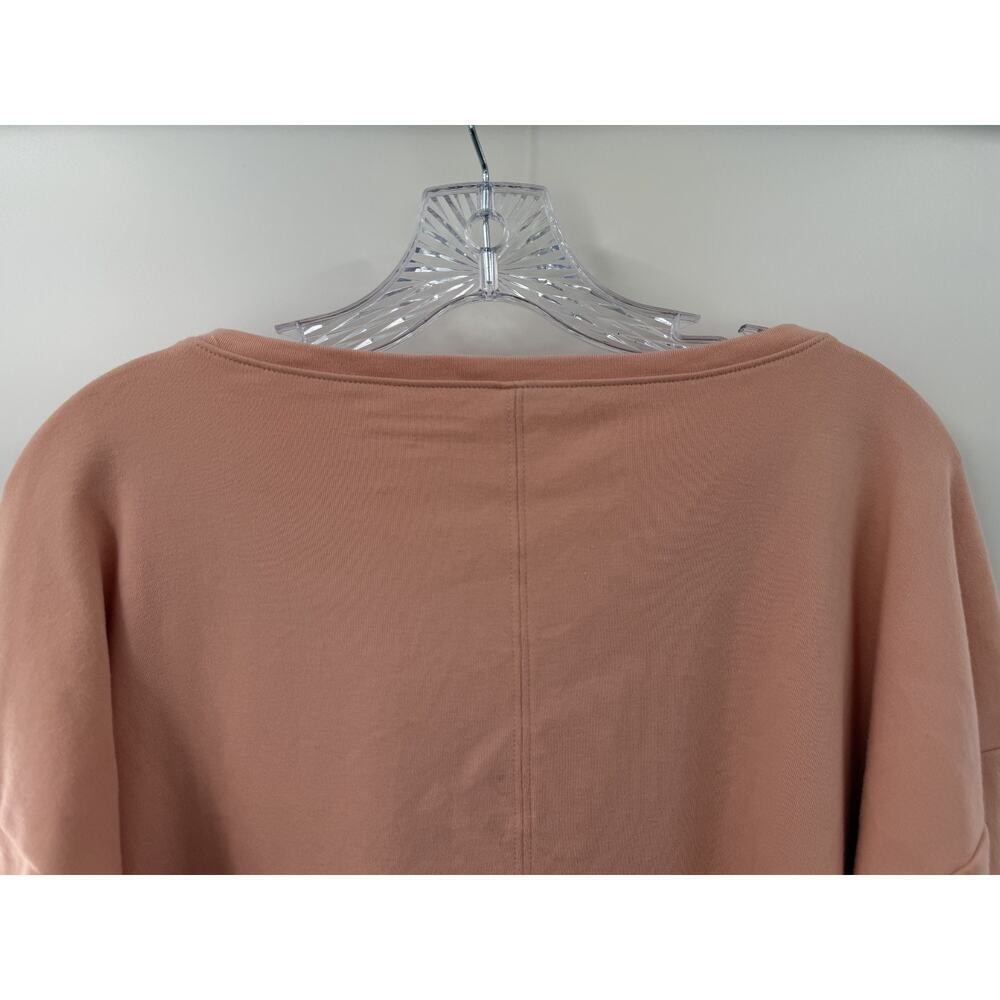 Eileen Fisher Women's Everyday Peach Organic Cotton Sweatshirt Casual Small - Picture 8 of 8